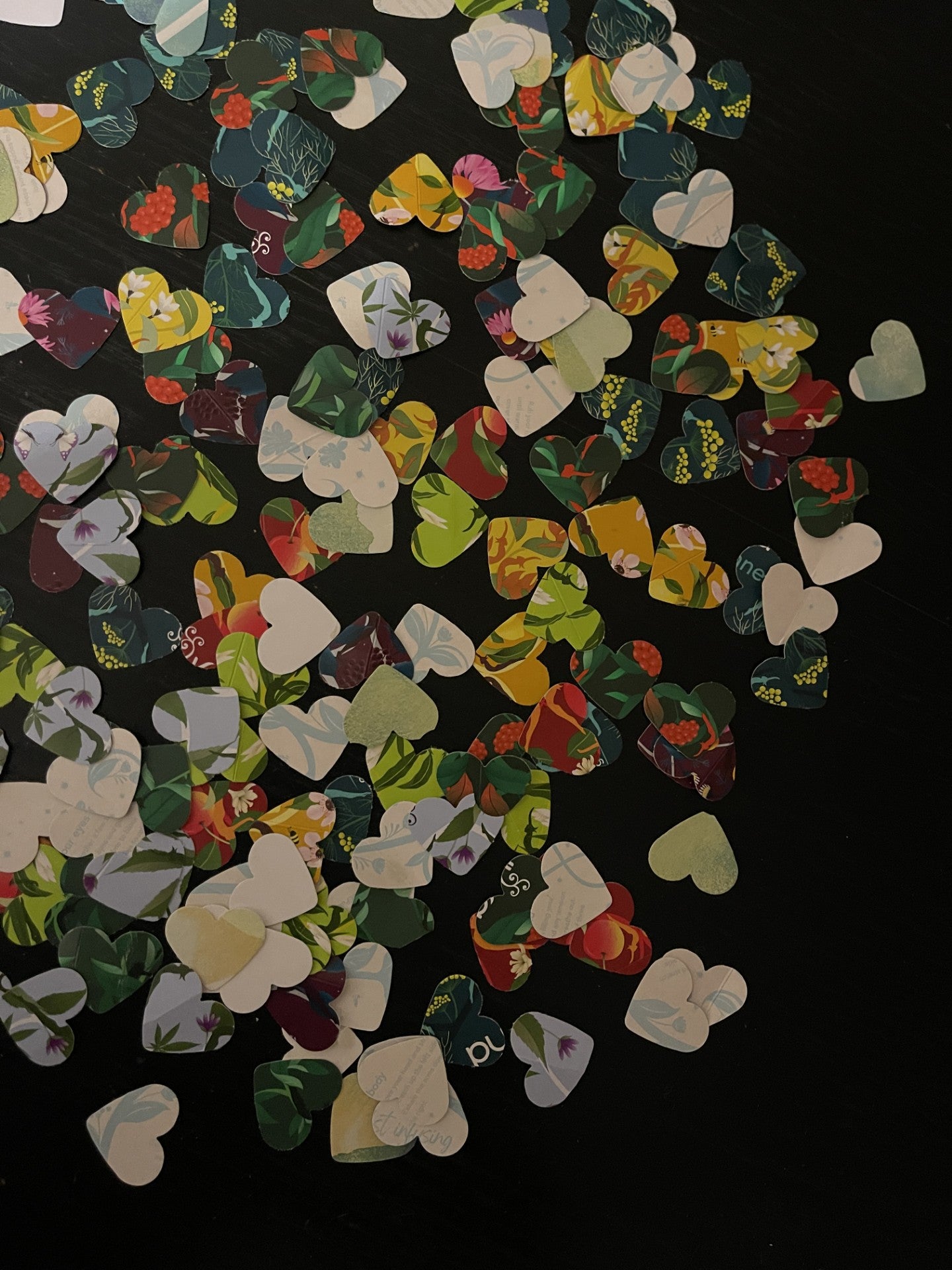 Add Heart Shaped Confetti