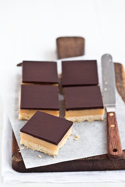 Shelly's homemade caramel slices
